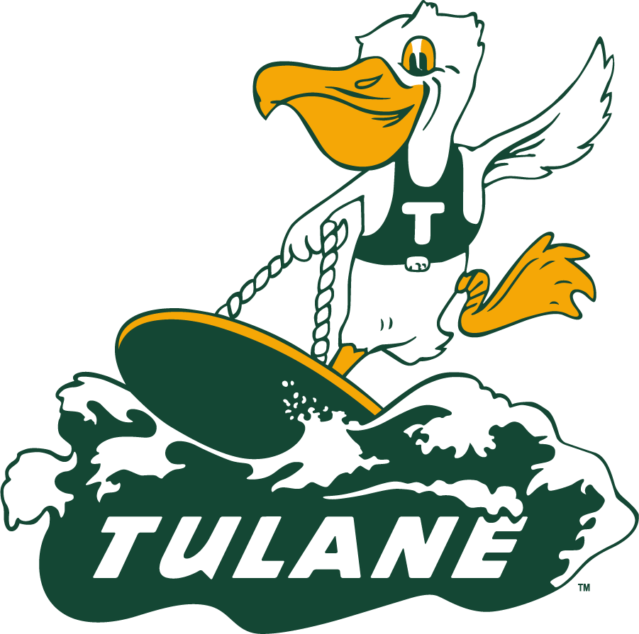 Tulane Green Wave 1920-1924 Primary Logo iron on transfers for T-shirts